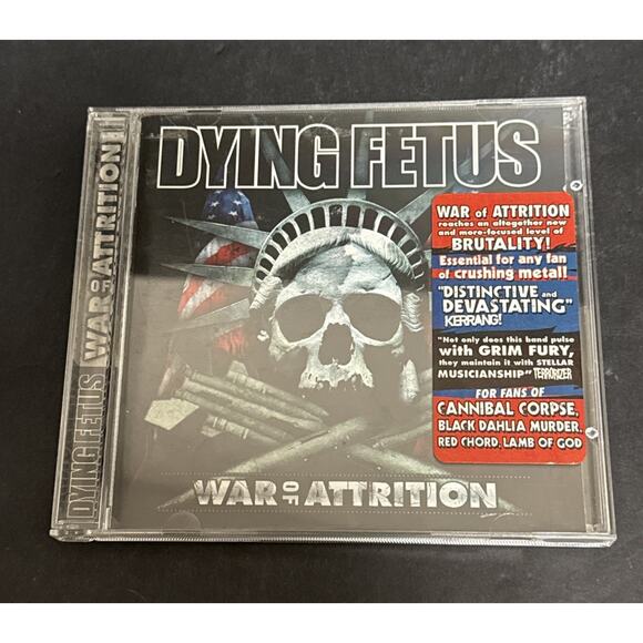 War of Attrition Dying Fetus Death Metal CD Cannibal Corpse Brutality Relapse - Picture 1 of 3